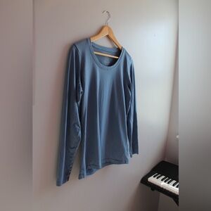 L.L Bean Blue Long Sleeve Tee, Small Regular